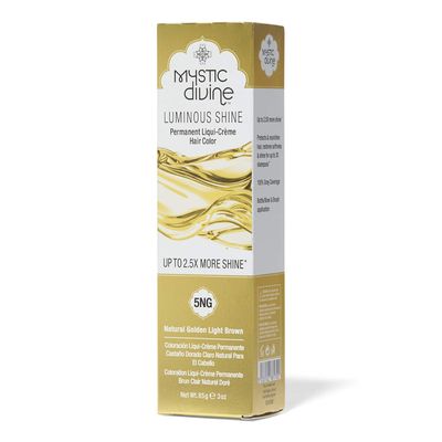 Mystic Divine 5NG Natural Golden Light Brown Permanent Liqui-Creme Hair Color 5NG Natural Golden Light Brown