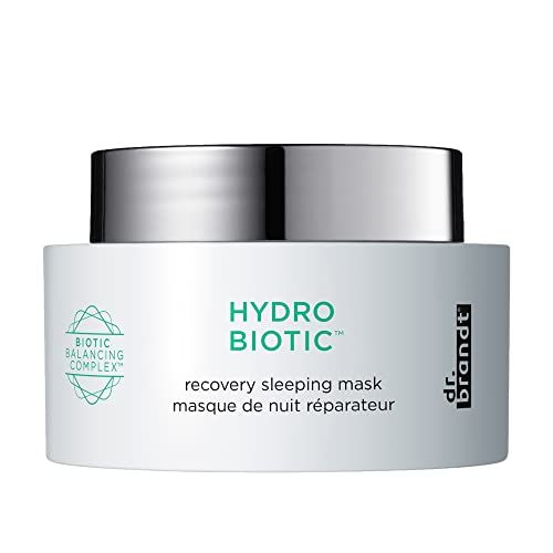 Dr. Brandt Hydro Biotic Recovery Sleeping Mask. Leave-on Sleeping Mask that Deeply Hydrates and Reduces Redness. Helps Strengthen Skin&#39;s Barrier, 1.7 oz.