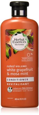 Herbal Essences Volume Conditioner for Color Treated Hair, BioRenew White Grapefruit &amp; Mosa Mint, 13.5 FL OZ (Pack of 2)