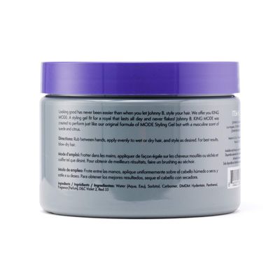 JOHNNY B. King Mode Hair Styling Gel 12 oz.