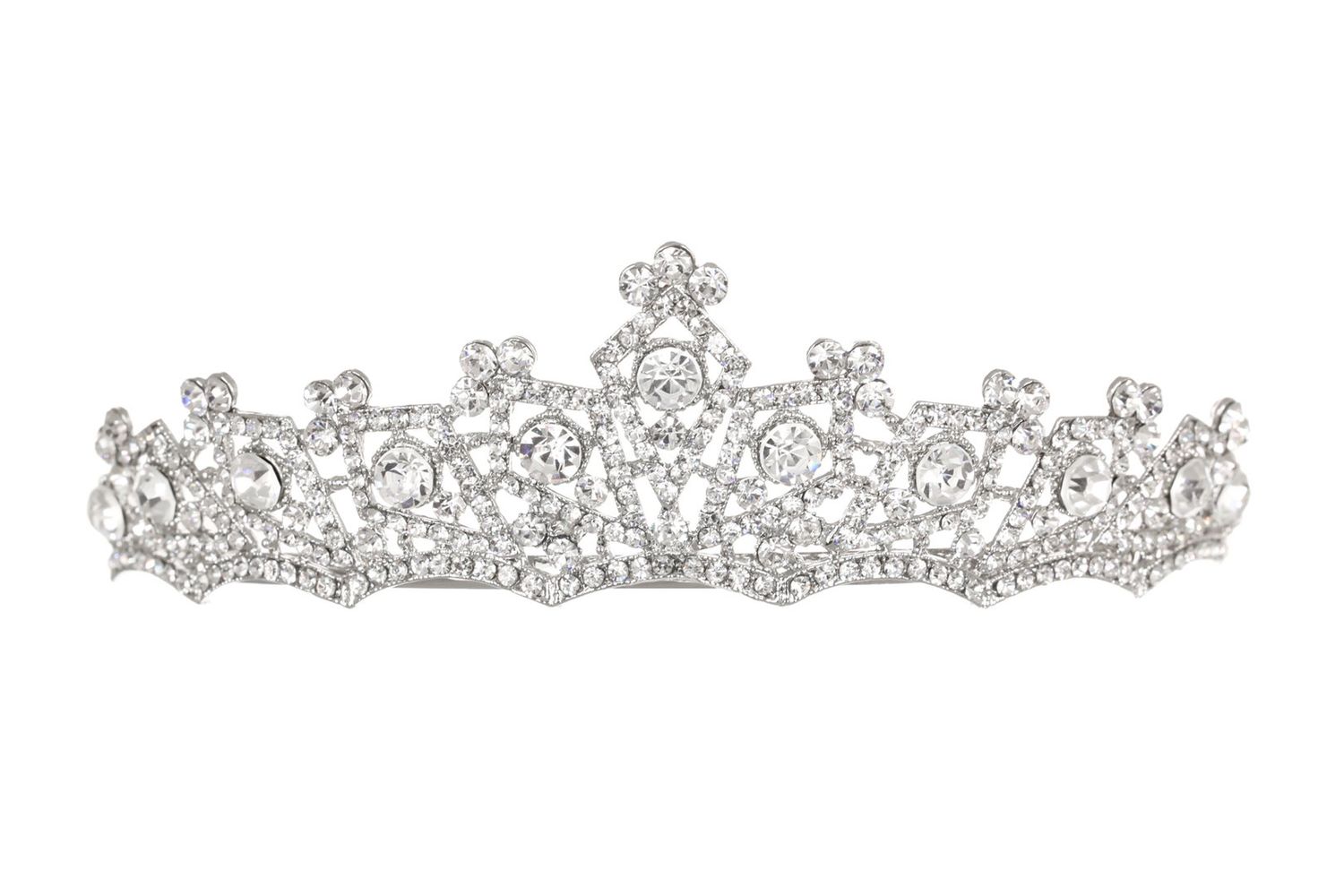 Bridal Rhinestone Crystal Prom Wedding Tiara Crown T1061