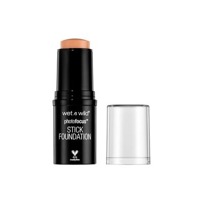 wet n wild Photo Focus Matte Foundation Stick Makeup, Sunkiss Beige | Vegan &amp; Cruelty-Free