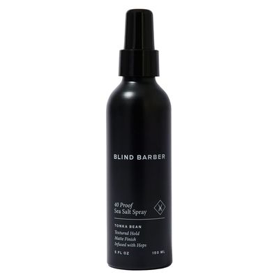 Blind Barber 40 Proof Sea Salt Spray for Men - Texture Spray for Hair Volume, Off The Beach Waves &amp; Matte Natural Finish - Water Based Texturizing Spray (5 Oz)