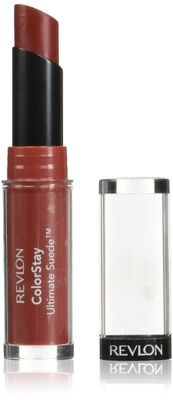 REVLON Lipstick, ColorStay Ultimate Suede Lipstick, High Impact Lip color with Moisturizing Creamy Formula, Infused with Vitamin E, 080 Fashionista, 0.09 Oz