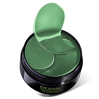 SANITRO Collagen Eye Gel Pads, Green Tea Under Eye Patches, Firming Eye Mask, 30 Pairs Collagen Eye for Eye Moisturizing, Dark Circles, Wrinkles, Fine Lines, Under Eye Bags