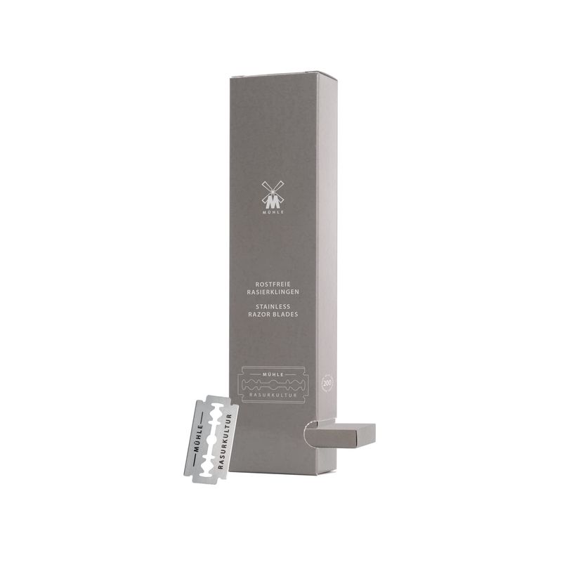 MHLE Stainless Steel Safety Razor Blades | 200 Pack
