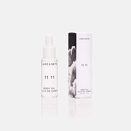 Lake &amp; Skye 11 11 Body Oil Mini, 0.33 fl oz (10 ml) - Hydrating with Vitamin E &amp; Sweet Almond Oil - Sheer &amp; Uplifting Scent