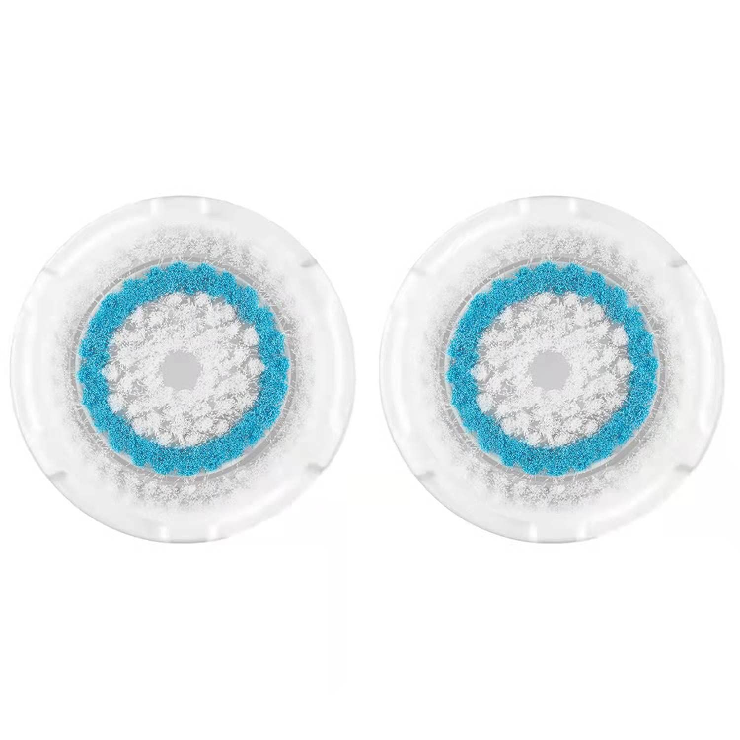 Brush Head Replacements Compatible with Clarisonic Mia 1, Mia 2, Mia Fit, Alpha Fit, Smart Profile Uplift and Alpha Fit (Blue2 Packs)