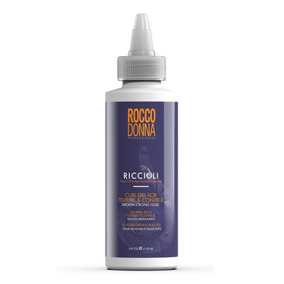 Rocco Donna Curl and Wave Gel for Texture and Control | for Curly and Wavy Hair | Enhances Waves | Eliminates Frizz | 4 oz