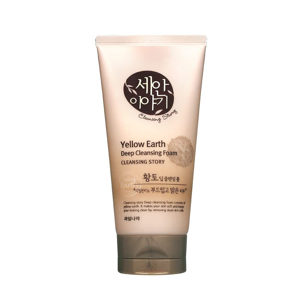 WELCOS KWAILNARA Cleansing Story Natural Facial Deep Foam Cleansing (Yellow Clay)