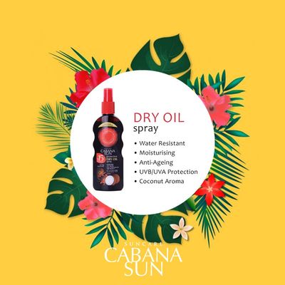 Cabana Sun CABANA Deep Tanning Dry Oil Spray SPF15-200 ml