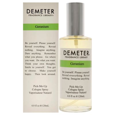 Demeter Geranium Cologne Spray for Women, 4 Ounce