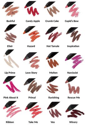 Jolie Waterproof Ultimate Lip Liner Pencil - LOVE STORY (a mauve rose pink)