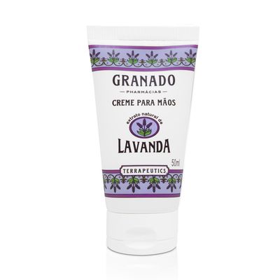 Granado - Linha Terrapeutics - Creme para Maos Lavanda 50 Ml - (Terrapeutics Collection - Lavender Hands Cream 1.69 Fl Oz)