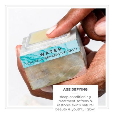 Zents Concreta Firming Repair Balm &amp; Solid Parfum (Water Fragrance) | Moisturizing Shea Butter &amp; Coconut Oil for Skin | 1.25 fl oz