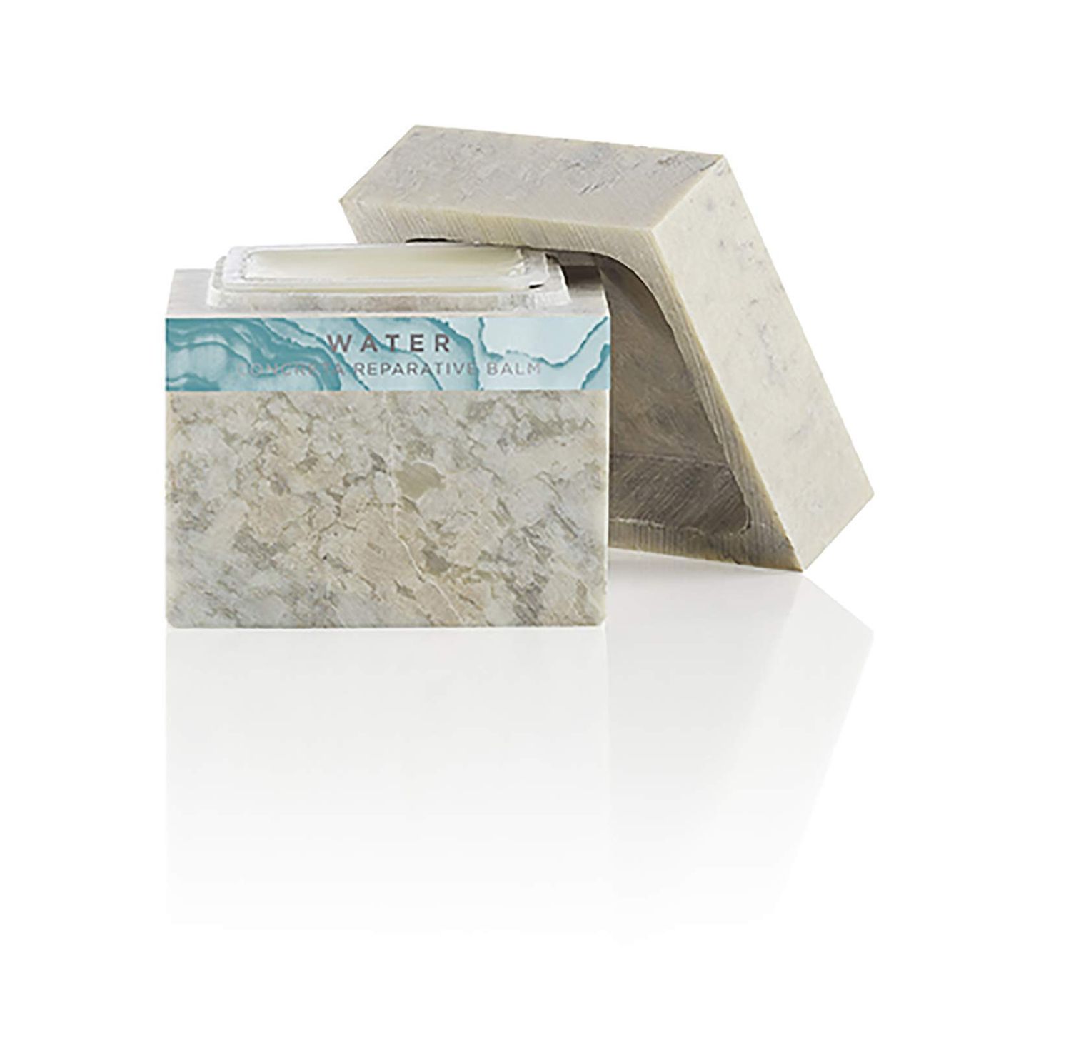 Zents Concreta Firming Repair Balm &amp; Solid Parfum (Water Fragrance) | Moisturizing Shea Butter &amp; Coconut Oil for Skin | 1.25 fl oz