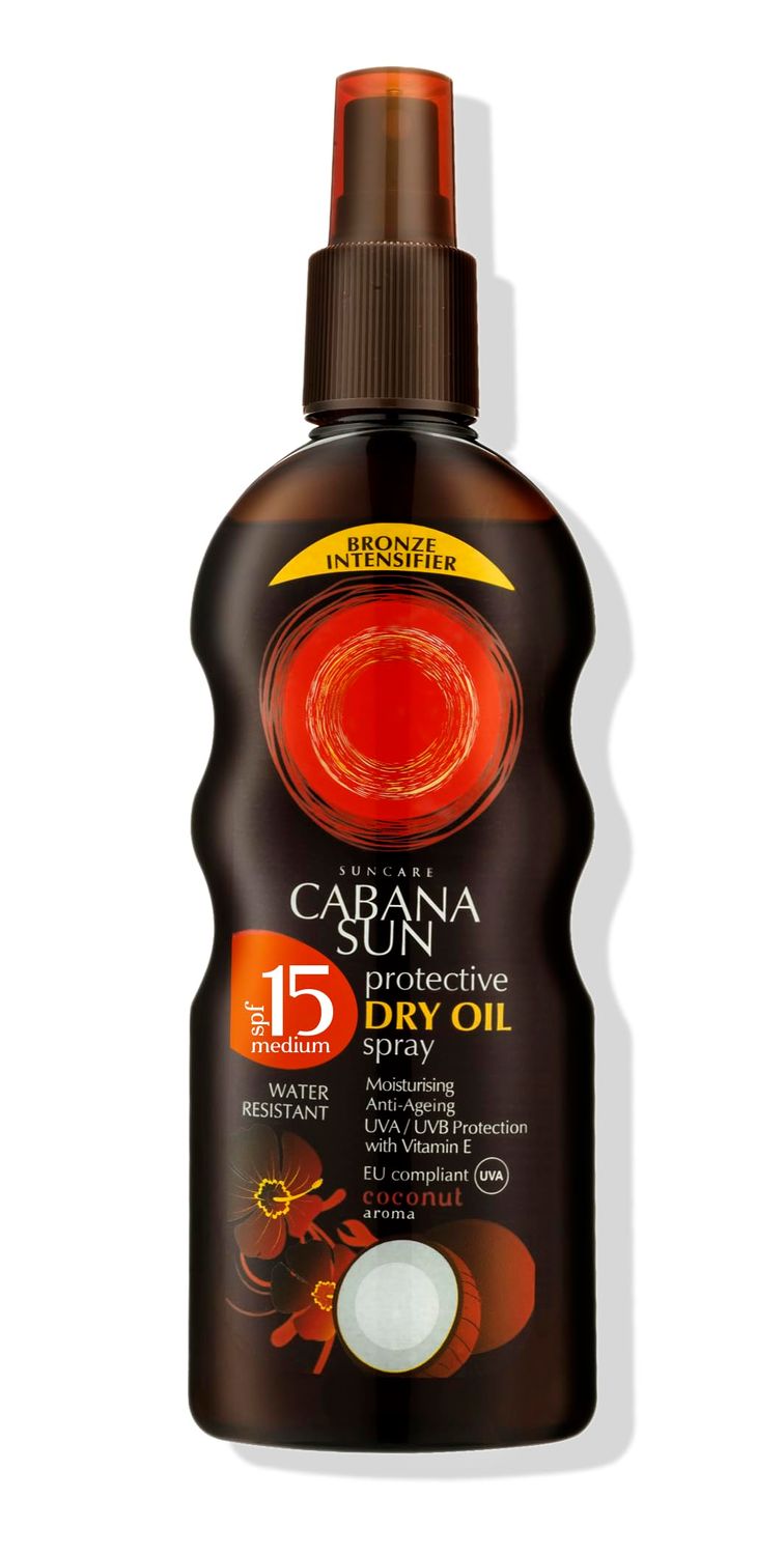 Cabana Sun CABANA Deep Tanning Dry Oil Spray SPF15-200 ml