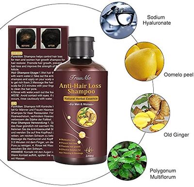 TruuMe Hair Growth Shampoo, Anti Hair Loss Shampoo, Helps Stop Hair Loss, Regrowth Shampoo for Men &amp; Women, 220mL