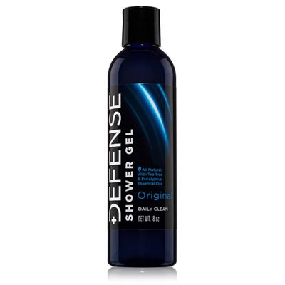 Defense Soap Organic Tea Tree Body Wash | All Natural Shower Gel with Tea Tree Oil, Eucalyptus Oil, and Aloe Vera. Wrestling Inspired, For All Mens &amp; Womens Skin Types. 8 oz
