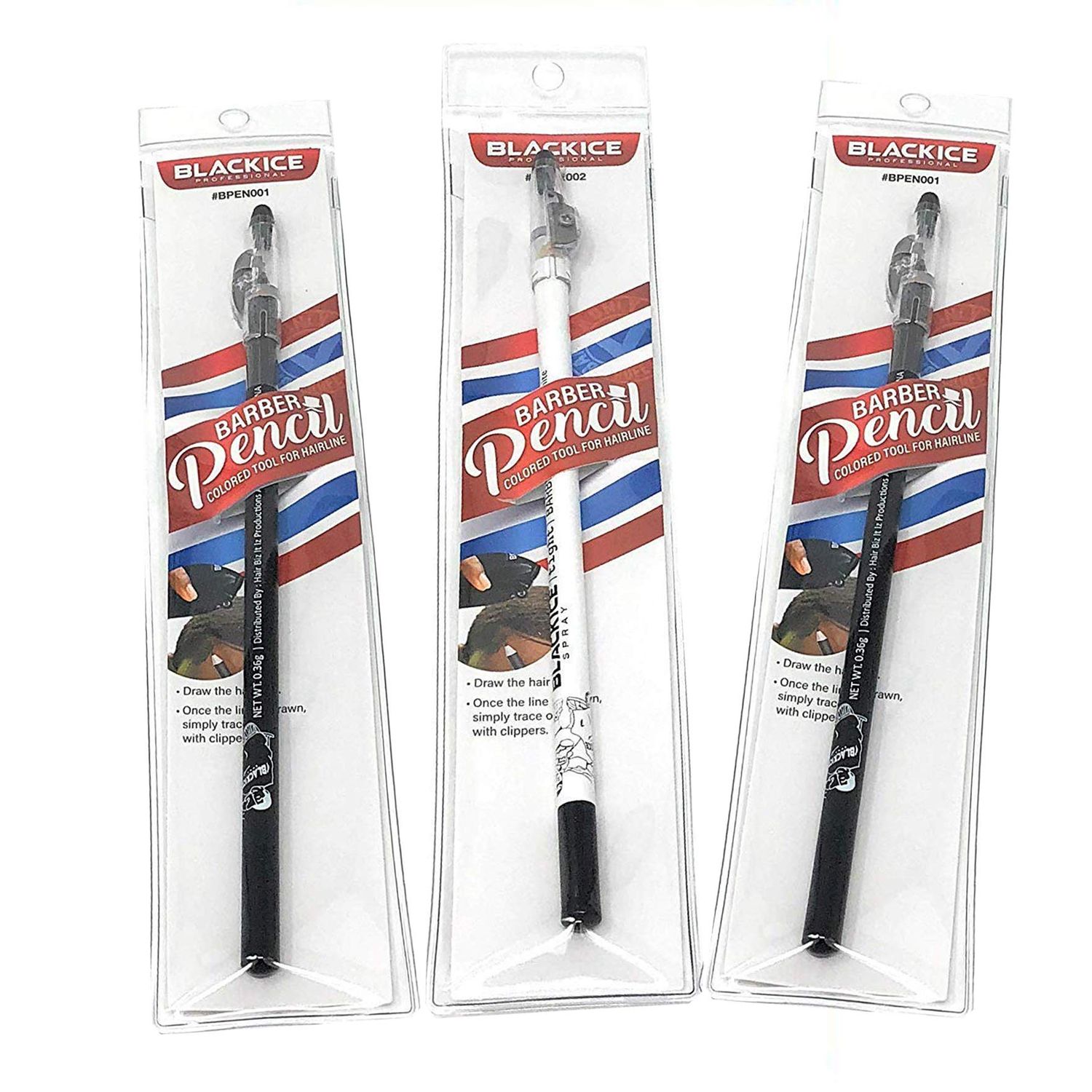 Black Ice Spray Barber Pencil