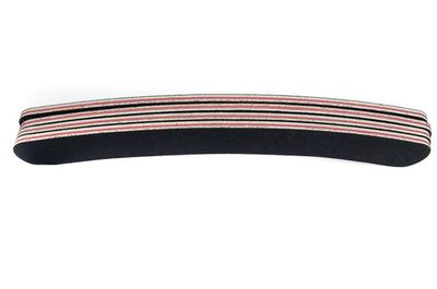 10PCS Curved Professional Washable Nail Buffering Files Rounded End Manicure Pedicure Tool Double Sided Emery Board 100/180 Grit Nail Art Care Buffing Buffer Sanding Files