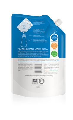Method Foaming Hand Soap Refill, Sea Minerals, Biodegradable Formula, 28 Fl Oz (Pack of 6)