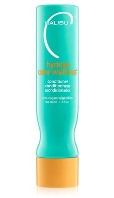 Malibu C Hydrate Color Wellness Conditioner (9 oz) - Moisturizing, Color Safe Conditioner for Vibrant Hair - Formulated to Preserve + Protect Hair Color