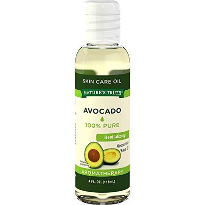 Nature&#39;s Truth Cold Pressed Skin Care Base Oil, Avocado, 4 Fluid Ounce