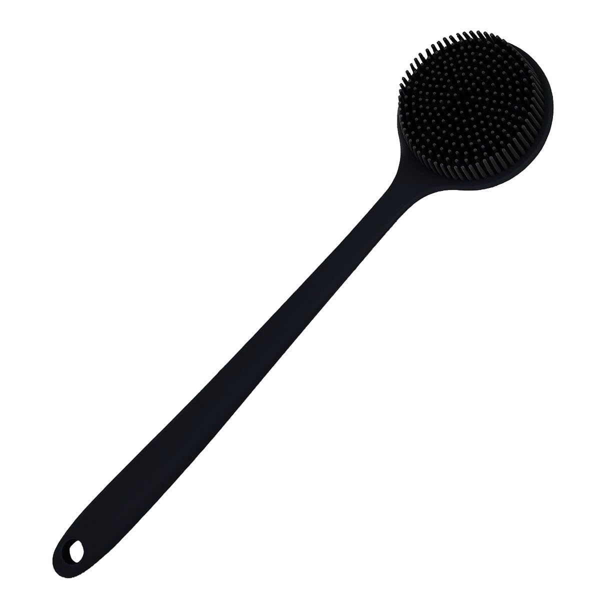 Cinlitek Silicone Body Scrubber, Long Handle Back Scrubber for Shower, Silicone Body Brush Shower Scrubber For Body, Shower Srush Back Brush Body Exfoliator