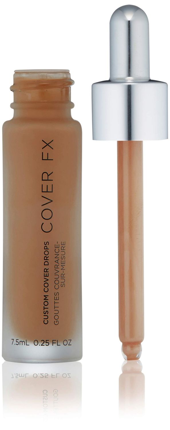 COVER FX Custom Cover Drops, Multi-Use Shade-Adjusting Liquid Foundation and Concealer Makeup, Vegan &amp; Cruelty-Free Lightweight Skin Enhancer, 0.25 Fl Oz, G Deep 2