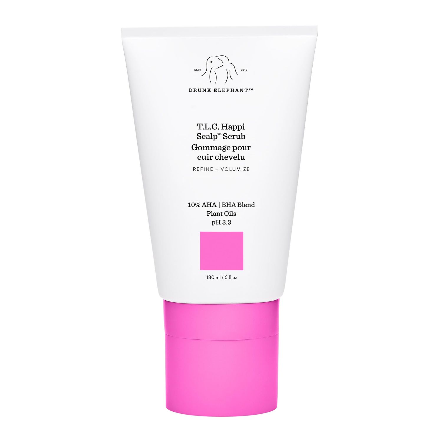 Drunk Elephant T.L.C. Happi Scalp Scrub. Exfoliating and Revitalizing Scrub for Hair and Scalp (180 mL / 6 Fl Oz)