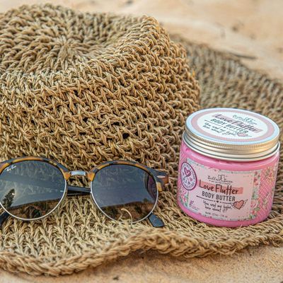Bella &amp; Bear Love Flutter Body Butter - Hydrating Cream for Soft, Smooth Skin | Perfect for Stretch Marks &amp; Scars | 6.7oz of Nourishing Love