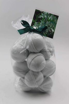 Spa Pure EUCALYPTUS &amp; SPEARMINT - 14 Bath Bomb Fizzies - 14 per bag - USA MADE, SHEA, MANGO AND COCOA BUTTER, Ultra Moisturizing - Great for Dry Skin