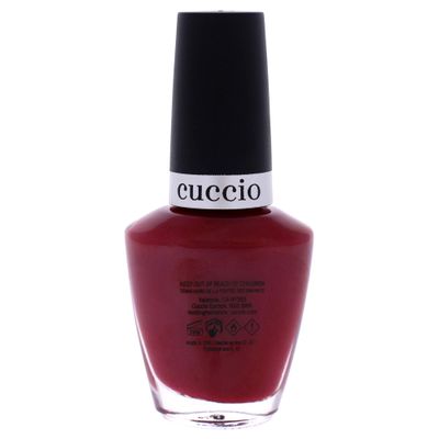 Cuccio Colour Colour Nail Polish - Triple Pigmented Formula - For Rich And True Coverage - Gives Ultra-Long-Lasting And High Shine Polish - For Incredible Durability - Red Eye To Shanghai - 0.43 Oz
