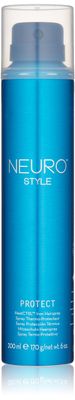 Neuro by Paul Mitchell Protect HeatCTRL Iron Hairspray, Perfect Prep + Finish For Heat Styling, For All Hair Types, 6 oz.