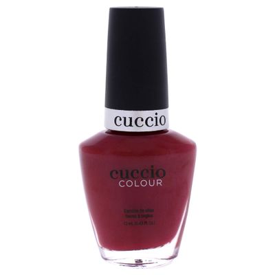Cuccio Colour Colour Nail Polish - Triple Pigmented Formula - For Rich And True Coverage - Gives Ultra-Long-Lasting And High Shine Polish - For Incredible Durability - Red Eye To Shanghai - 0.43 Oz