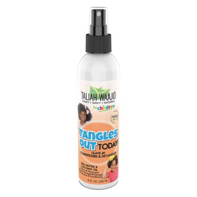 Taliah Waajid for Children Tangles Out Today Leave-in Conditioner | Detangler for Kids with Kinky, Wavy &amp; Natural Hair | Repairs Damage &amp; Breakage - 8 oz (U048)
