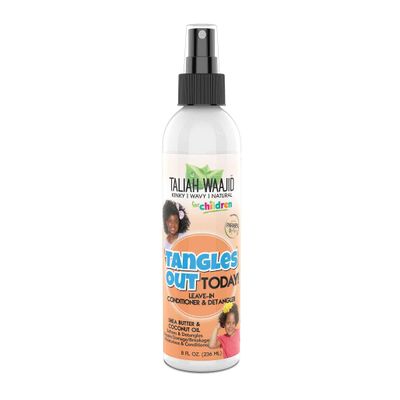 Taliah Waajid for Children Tangles Out Today Leave-in Conditioner | Detangler for Kids with Kinky, Wavy &amp; Natural Hair | Repairs Damage &amp; Breakage - 8 oz (U048)