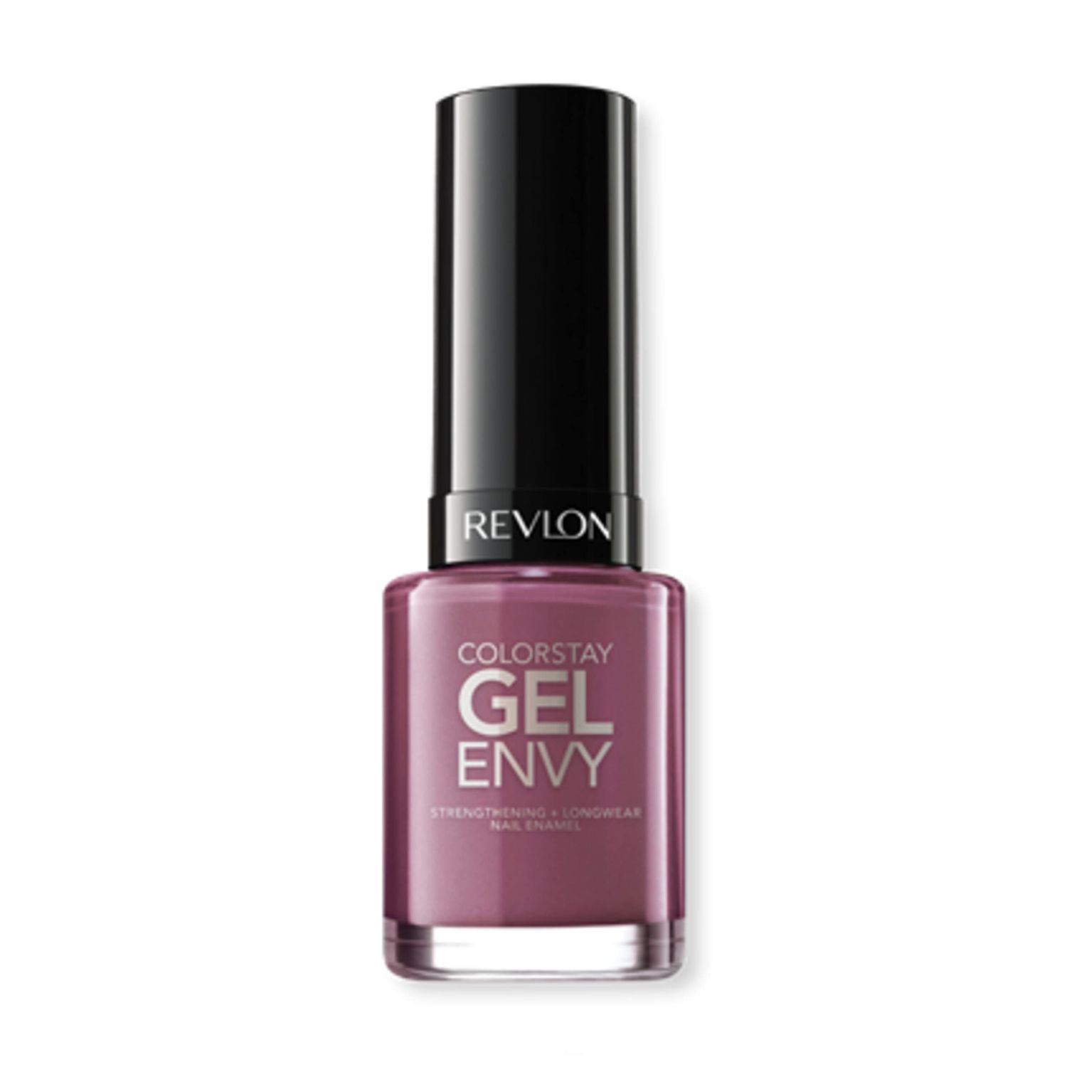 Revlon ColorStay Gel Envy Longwear Nail Polish, with Built-in Base Coat &amp; Glossy Shine Finish, in Plum/Berry, 460 Hold &#39;Em, 0.4 oz