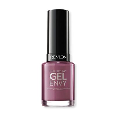 Revlon ColorStay Gel Envy Longwear Nail Polish, with Built-in Base Coat &amp; Glossy Shine Finish, in Plum/Berry, 460 Hold &#39;Em, 0.4 oz