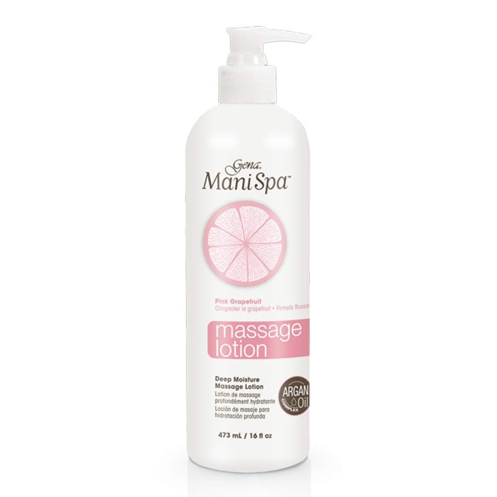 Gena Mani Spa Massage Lotion, for Hands, Feet, and Body Deep Skin Moisturizing, 16 oz