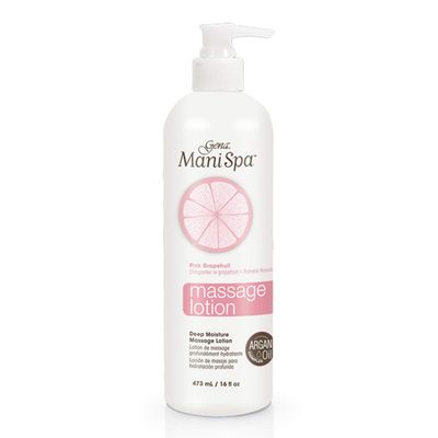 Gena Mani Spa Massage Lotion, for Hands, Feet, and Body Deep Skin Moisturizing, 16 oz