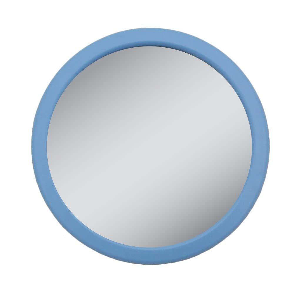 Zadro 3.75&quot; Dia. Compact Mirror 12X Travel magnifying Mirror 18 Strong Suction Cup Wall Mounted Makeup Mirror for Shower