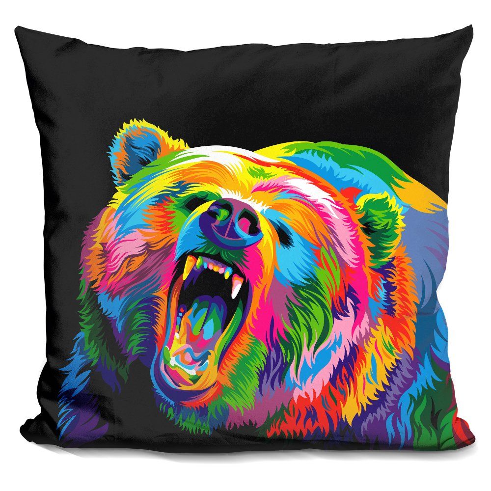 LiLiPi Bear Decorative Accent Throw Pillow