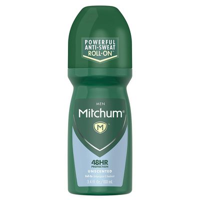 Mitchum Invisible Anti-Perspirant &amp; Deodorant Roll-On, Unscented 3.4 oz (Pack of 5)