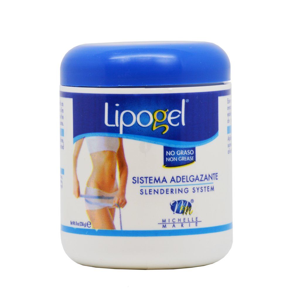 Lipogel Caffeine Slimming &amp; Slendering System Cream 8 Oz. Pack of 2