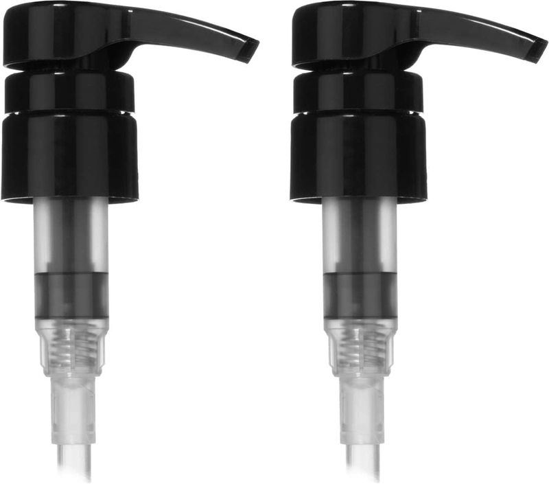 Bar5F Pump for 33.8-Oz Shampoo and Conditioner Liter Bottles (1" inch Bottle Neck 28/410) 2-Pack