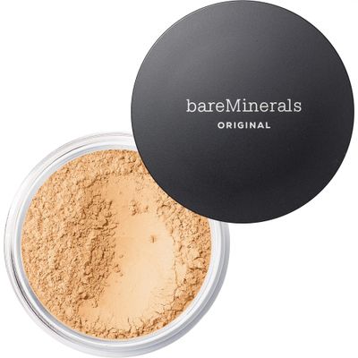 bareMinerals Original Loose Powder Foundation SPF 15, Lightweight Mineral Loose Powder Foundation Makeup, Buildable Coverage, Talc Free, Vegan (Light 08)