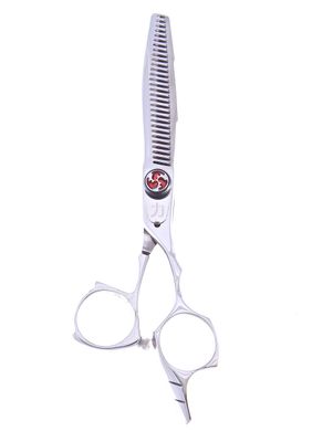 Shears Direct 5.5 Inch 30 Tooth Thinning Shear Offset Handle Made of Japanese 440 C Stainless, 8 Ounce