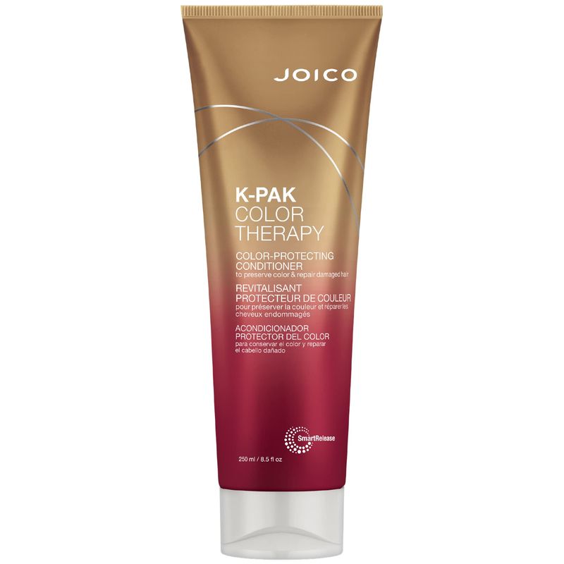 Joico K-PAK Color Therapy Color-Protecting Conditioner | For Color-Treated Hair | Boost Shine &amp; Elasticity | Repair Breakage | Rebuild Damaged Hair | With Keratin &amp; Argan Oil | 8.5 Fl Oz